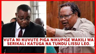 Tundu Lissu na Katuga watoana jasho mahakamani lissu akipigwa maswali mazito na kuyapanguwa