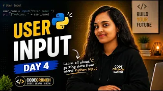 Learn Python User Input in One Day 4 100 Days of Python Python Interview Questions