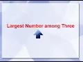 PHP Largest number among three numbers in PHP