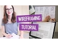 How to wireframe a website | CharliMarieTV