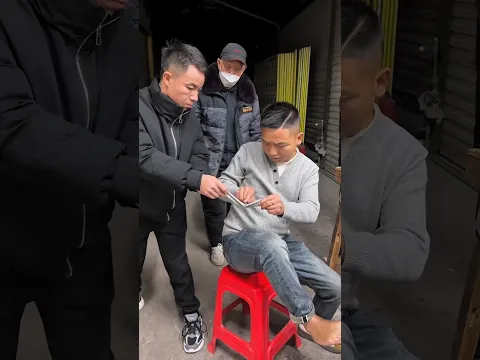 He Cut His Own Sock Without Realizing! | Funniest Distraction Ever 😂 #shorts