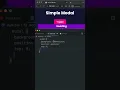 Simple Modal in and