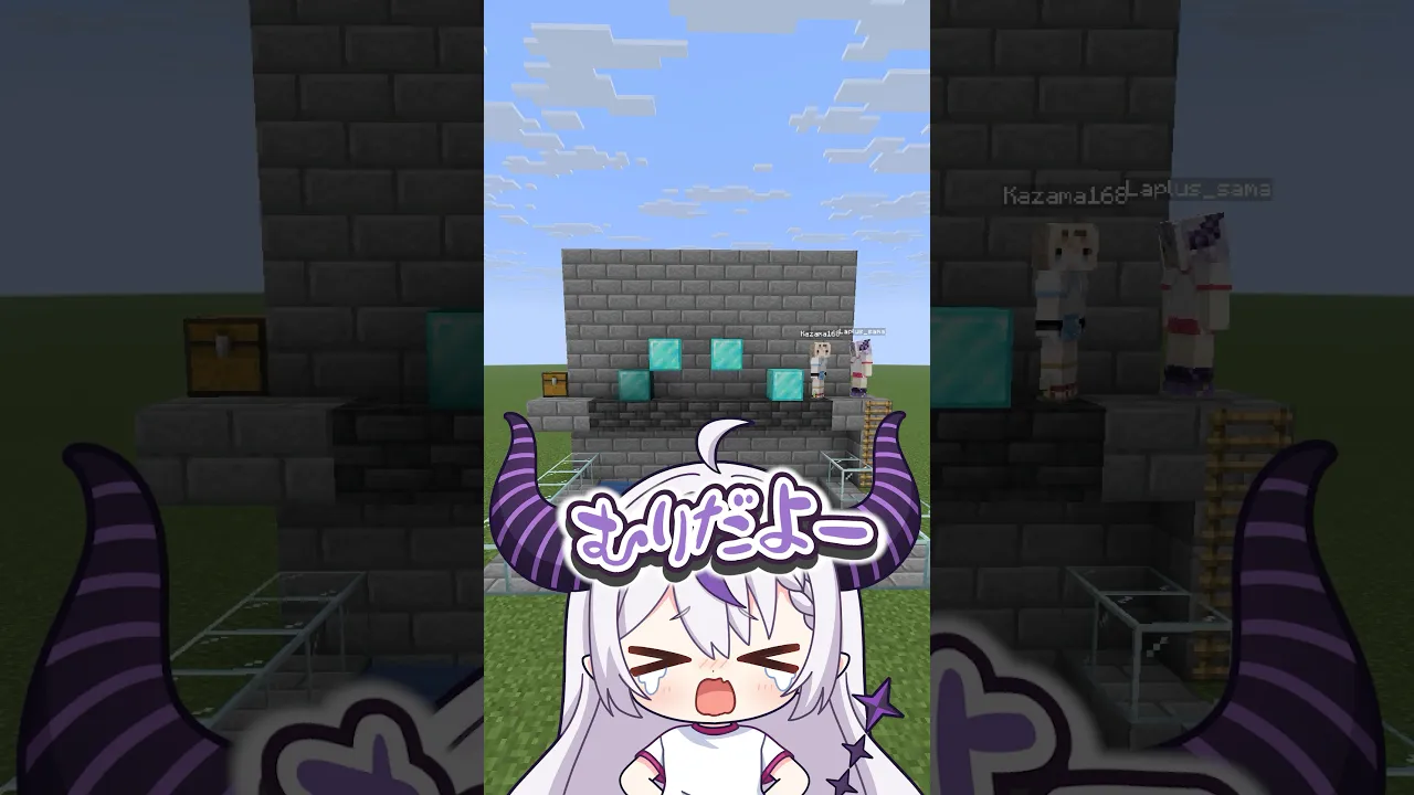 我々アスレ苦手です??#short #マイクラ #マインクラフト #minecraft #いろはス