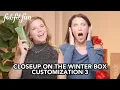 Close-up on Customization 3 FabFitFun 2024 Winter Box