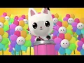 "I Love A Rainbow" Lyric Video 🎵 | GABBY'S DOLLHOUSE