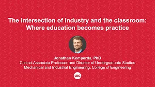 SparkTalks Jonathan Komperda University of Illinois Chicago