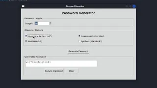 Building a Professional Password Generator in Python Tkinter GUI Demo Speed Code