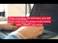 HRMS HRIS HCM - understanding HR software acronyms