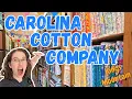 I visit Carolina Cotton Company right outside of CHARLOTTE this fabric store packs in so much FUN