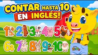 NÚMEROS EN INGLÉS CON ANIMALES DE GRANJA | AMIGO MUMU