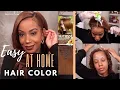 Watch Me Box Dye Blow Dry Style My Natural Hair with Clip In Extensions Natashia Pickett