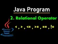 Relational Operators Example in Java Hindi Learn Coding