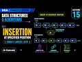 Insertion at Specified Position Singly Linked List Explained DSA in Kannada Lecture 15