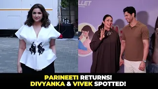 Parineeti Chopra, Divyanka Tripathi & Vivek Dahiya Spotted on Mom Talks Season 2 Set!