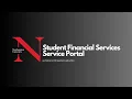 What is the Student Financial Services Service Portal
