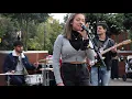 Download Lagu INCREDIBLE STREET PERFORMERS | Isn't She Lovely-Stevie Wonder| Allie Sherlock \u0026 The3Busketeers cover