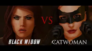 black widow vs catwoman 3d animated short film 