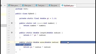18 Java Static Final and Varargs