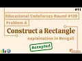 Construct a Rectangle Educational Codeforces Round Problem A Div 2 CF Problem 1622A