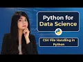 How to Work with CSV Files in Python Step-by-Step Beginner Guide