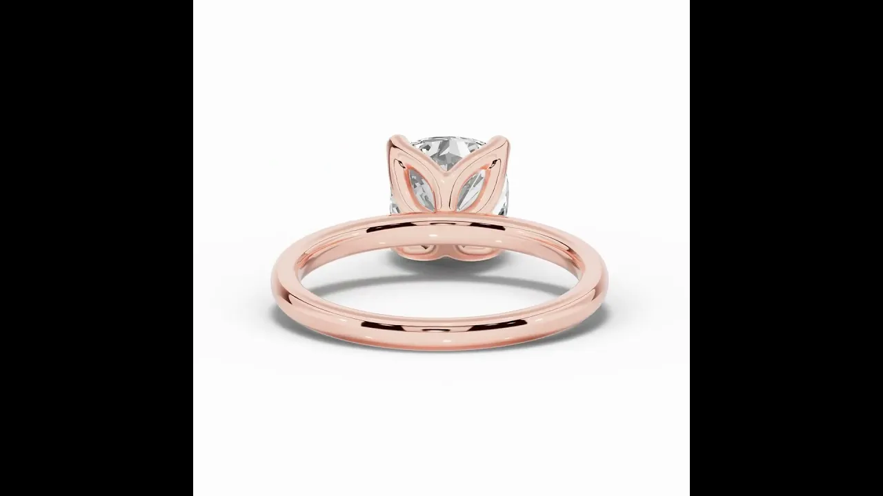 Cushion Lustre Solitaire