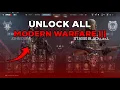 UNCUT CoD MW3 Unlock All Tool Unlock All Camos Operators in Multiplayer Zombies Full Guide