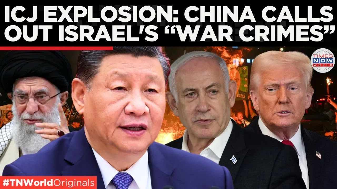 CHINA GOES OFF on Israel at ICJ — Brutal and Blistering