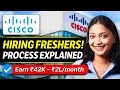 Cisco HIRING Process For FRESHERS Full Details