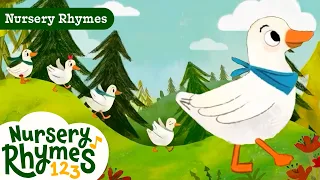 Grand old Duke of York 🦢 Songs For Kids | Nursery Rhymes 123