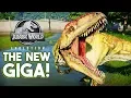 THE NEW HUGE GIGANOTOSAURUS Jurassic World Evolution Dinosaur Size Changes