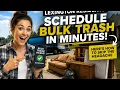 How to schedule a bulk trash pickup in Lexington