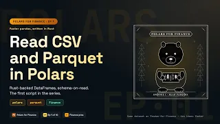Read CSV and Parquet in Polars Python Tutorial