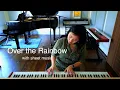 Lagu Over the Rainbow 🌈 with sheet music