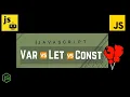 5 Difference between var let and const keywords javascript tutorial by Rishabh Rawat