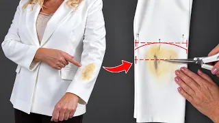 ✅ JACKET RUINED? Don’t Throw It Away! Here’s the Trick Behind This Alteration