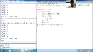 33 Python break with infinite loop Python Programming Tutorial for beginners to advance