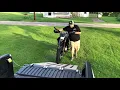 Harbor Freight Tri-Fold Aluminum ATV Ramp Modified for Solo Motorcycle Loading 90018