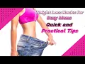 Effortless Weight Loss Hacks for Busy Moms Quick