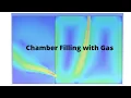 Simulation of Gas Filling in a chamber using ANSYS FLUENT