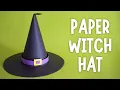How to Make a Paper Witch Hat Easy DIY Halloween Decor