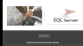 Table Partitioning in Sql server