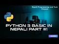 Python in Nepali Part-1