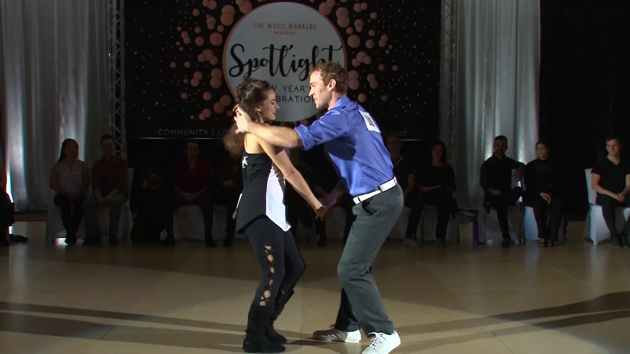 Spotlight New Years 2017 2018 Advanced Jack & Jill Curt Kothera & Rebecca Tasetano