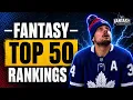 TOP 50 OVERALL PLAYERS for 2026-27 - Fantasy Hockey Draft Strategy