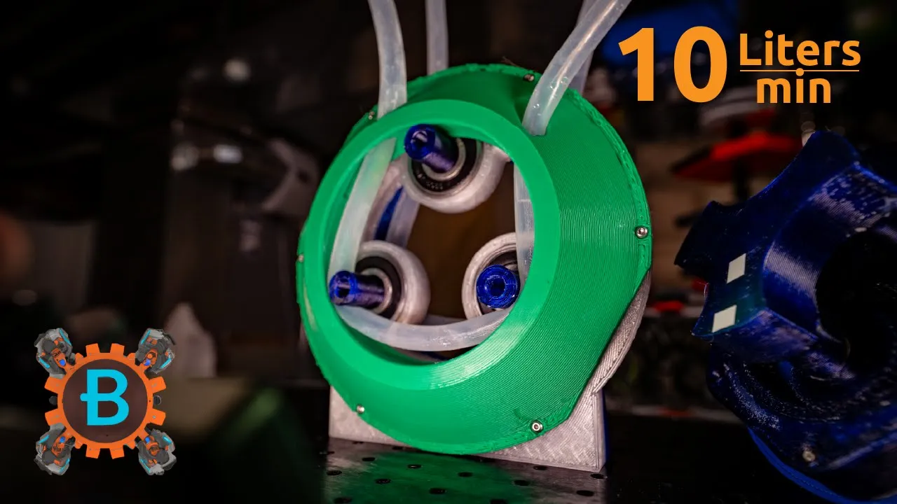 High Flow, 2 Channel Peristaltic Pump