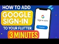 Add Google Sign-In to Your Flutter App in 3 Minutes Firebase Auth Made Easy