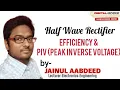 Basic Electronics Lecture 13 Efficiency and PIV in Half wave rectifier