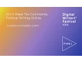 Don t Read The Comments Political Writing Online