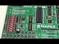 Project Flashing LEDs mikroC pro for PIC tutorials