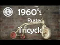 RUSTY Tricycle Restoration 60 s German PUKY -Brand Tricycle